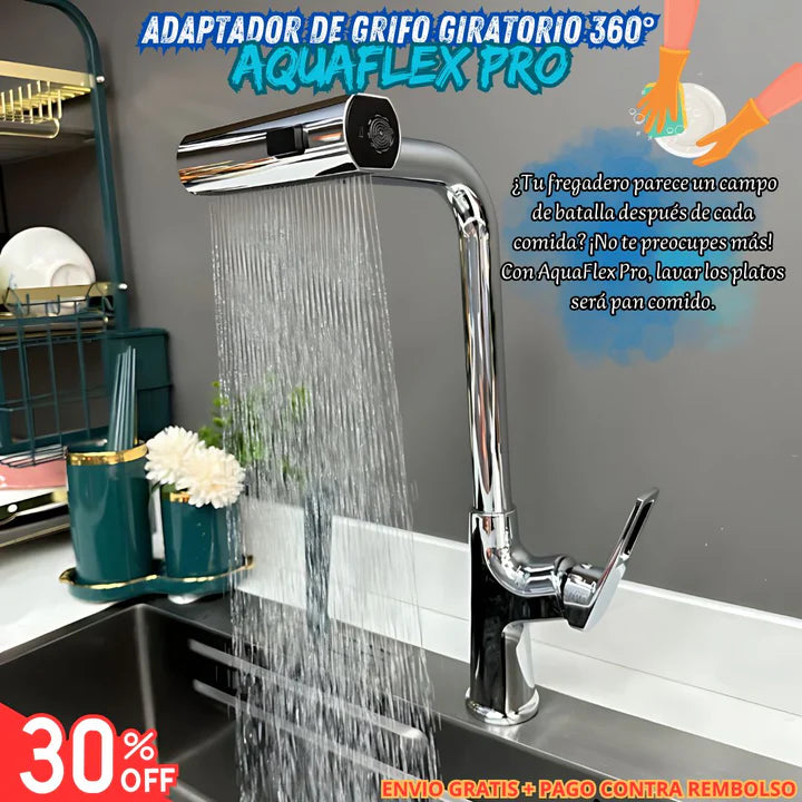 💡 ¡Transforma Tu Cocina con el Moderno y Eficiente Grifo Aquaflex! 🚰 Envío Gratis 🚚 + Paga al Recibir 💰