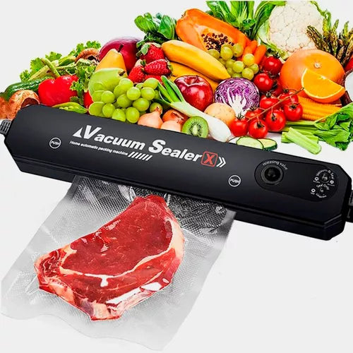 ¡ Conserva tus alimentos frescos por más tiempo con la Selladora al Vacío Vacuum Sealer ! 🍎🥩  ¡Fácil de usar, compacto y con resultados profesionales!👨‍🍳